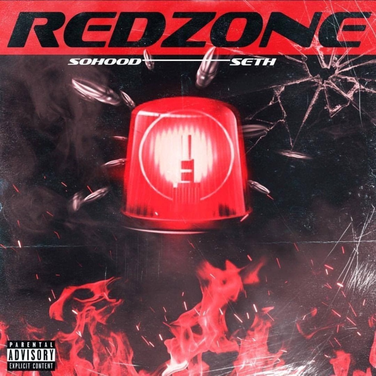 REDZONE - Single by Seth, blacksmoke02 & sohood album cover