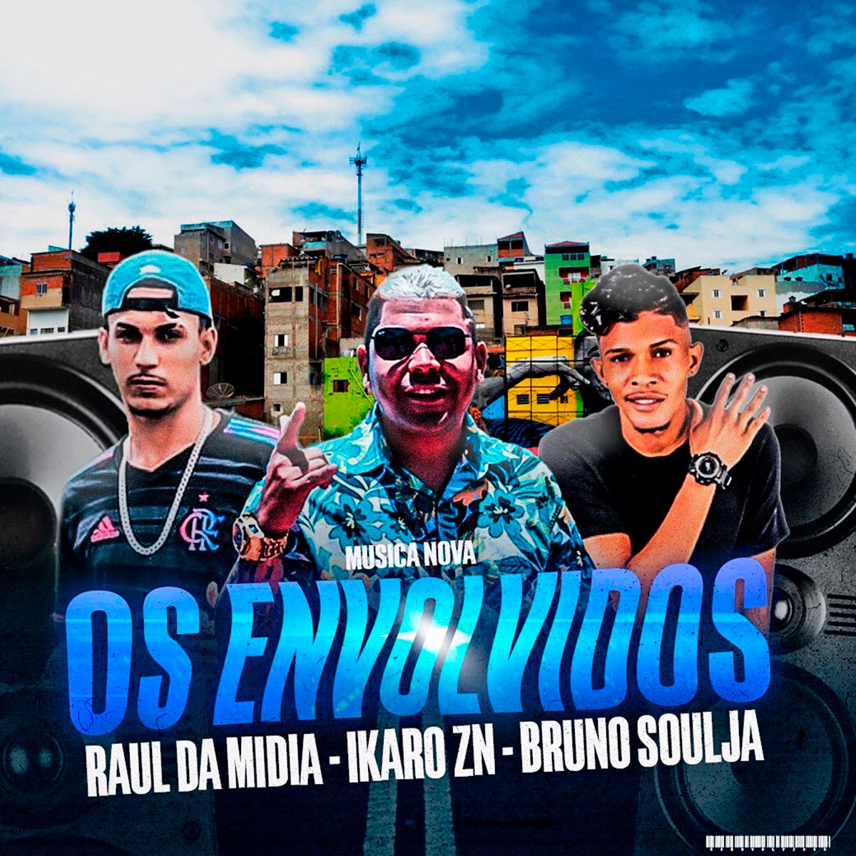 Os Envolvidos (feat. Raul Da Midia) - Single by Bruno Souljaa, Ikaro zn & Brawn no beat album cover