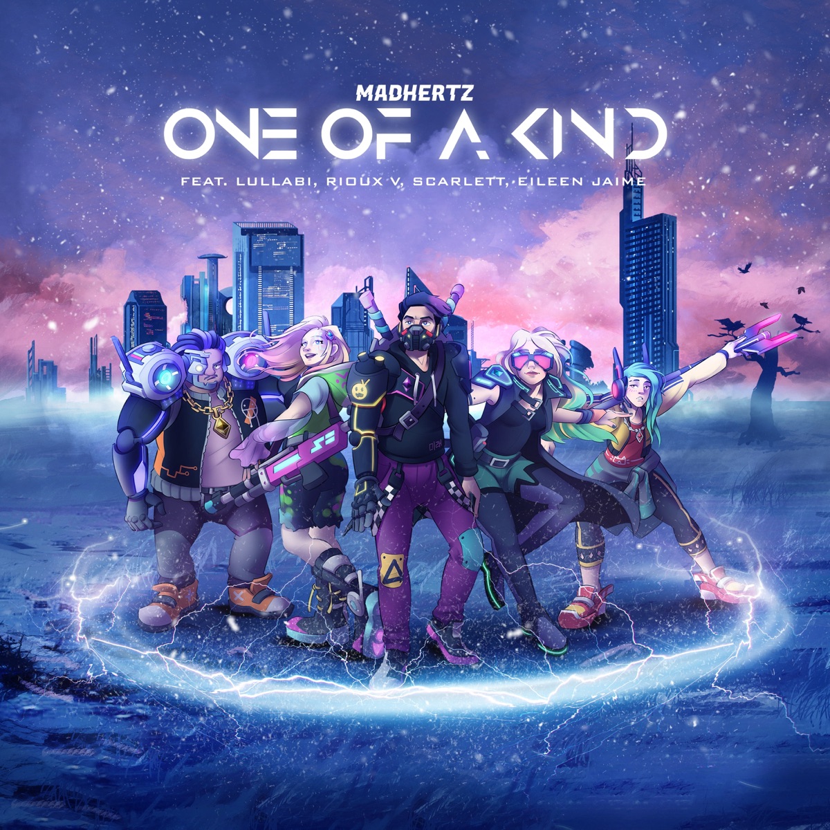 One of a Kind (feat. Rioux V, Lullabi, Eileen Jaime & Scarlett) - Single by Madhertz album cover