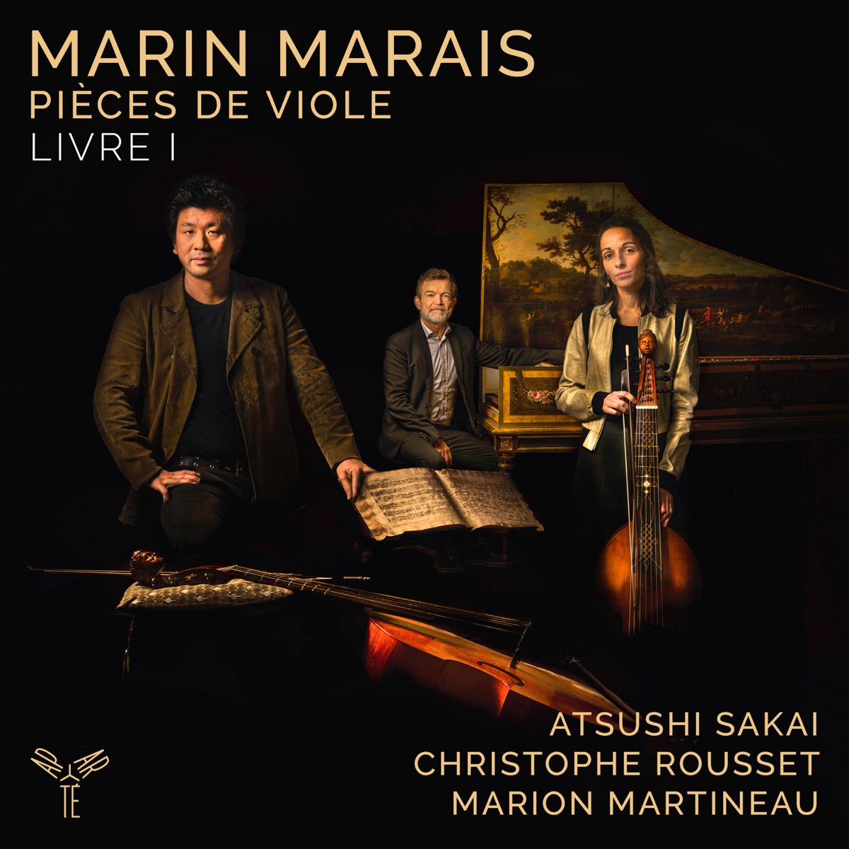 Marin Marais: Pièces de viole, Livre I by Atsushi Sakaï, Christophe Rousset & Marion Martineau album cover