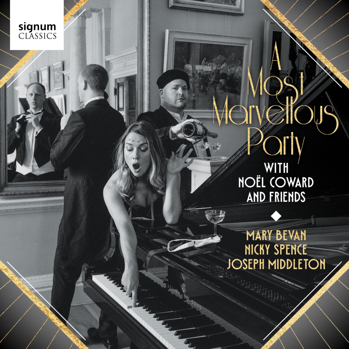 A Most Marvellous Party: Noël Coward and Friends by Mary Bevan, Nicky Spence & Joseph Middleton album cover