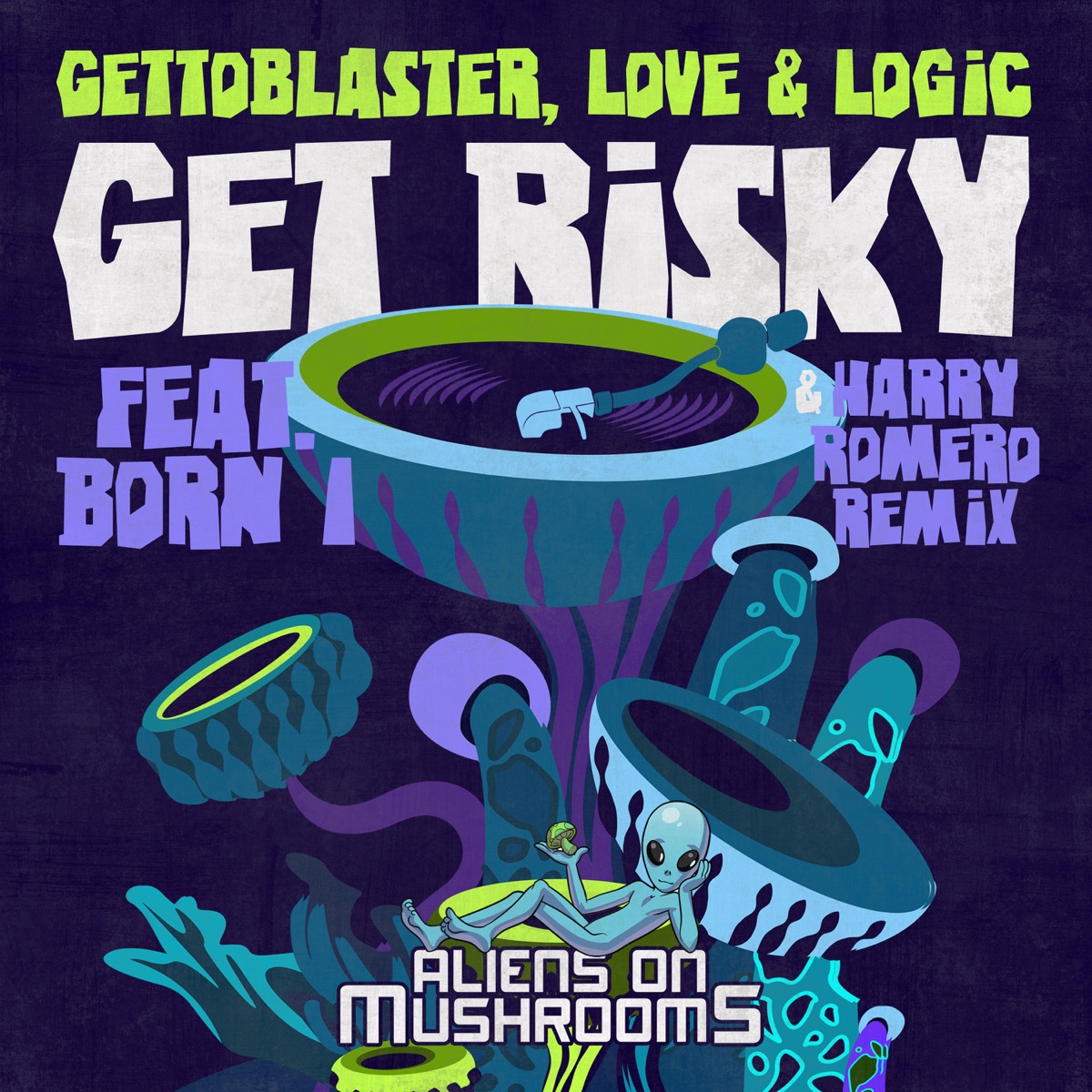 Get Risky (feat. Born I) - Single by Gettoblaster & Love & Logic album cover