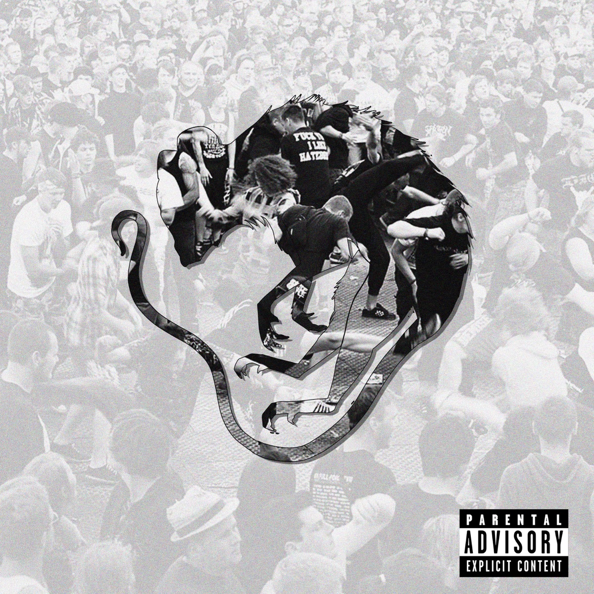 Mosh Pits In Memphis - Single by PhonkRat & B-Train album cover