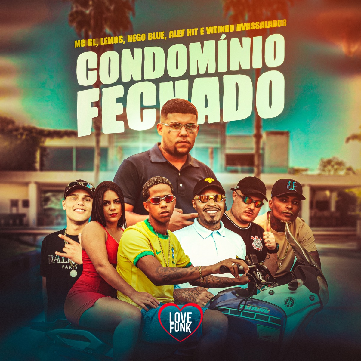Condominio Fechado (feat. MC Alefhit & MC Vitinho Avassalador) - Single by MC GL, MC Lemos & Mc Nego Blue album cover