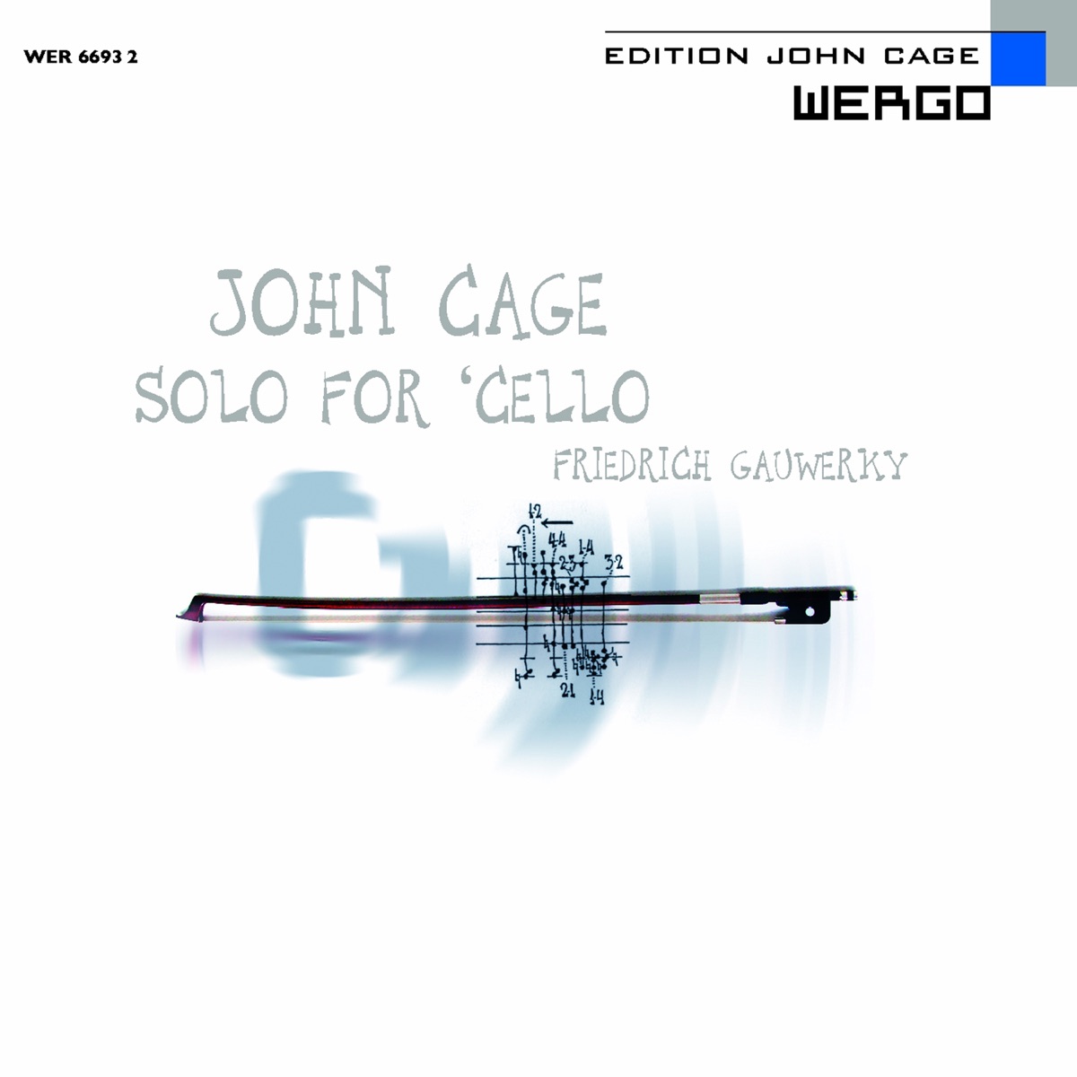 Cage: Solo for Cello by Friedrich Gauwerky album cover