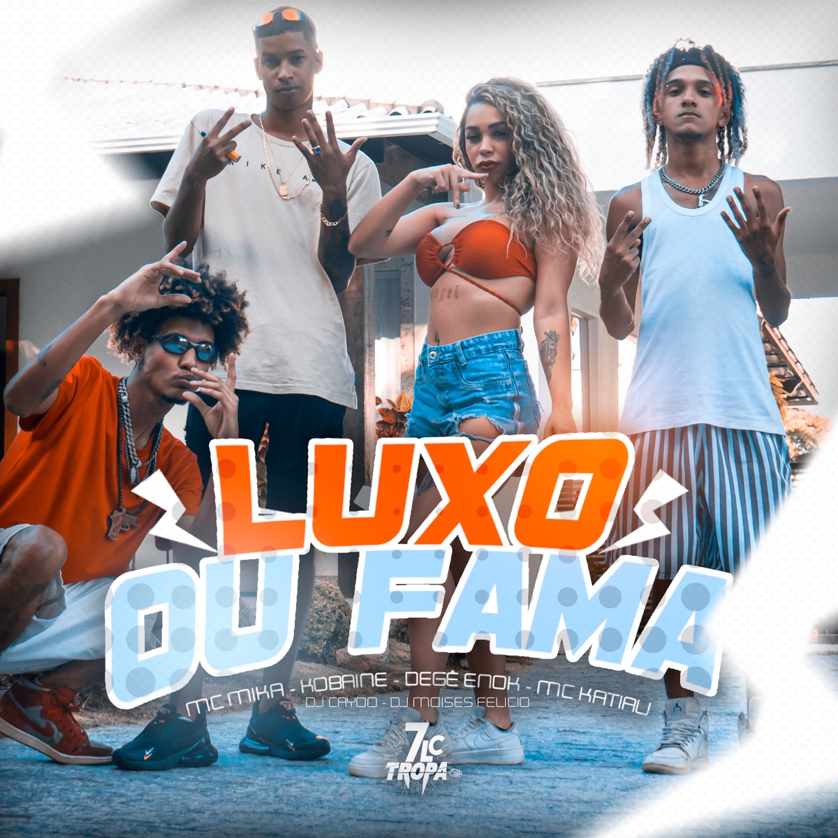Luxo ou Fama (feat. Degê Enok, mc katiau & Kobaine Og) - Single by Mc Mika album cover