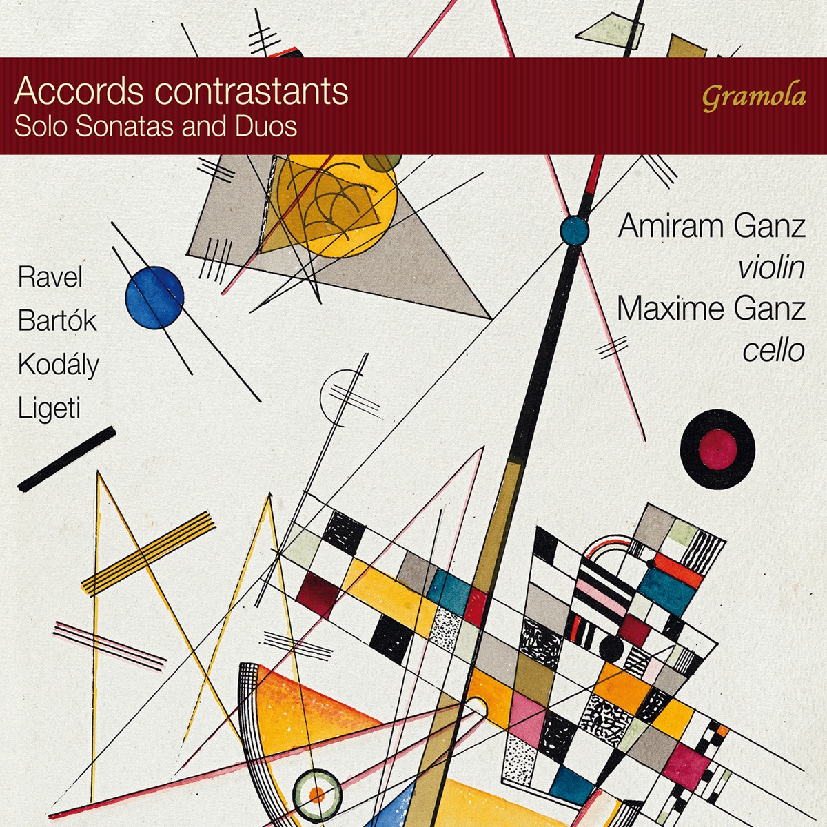 Accords Contrastants by Amiram Ganz & Maxime Ganz album cover