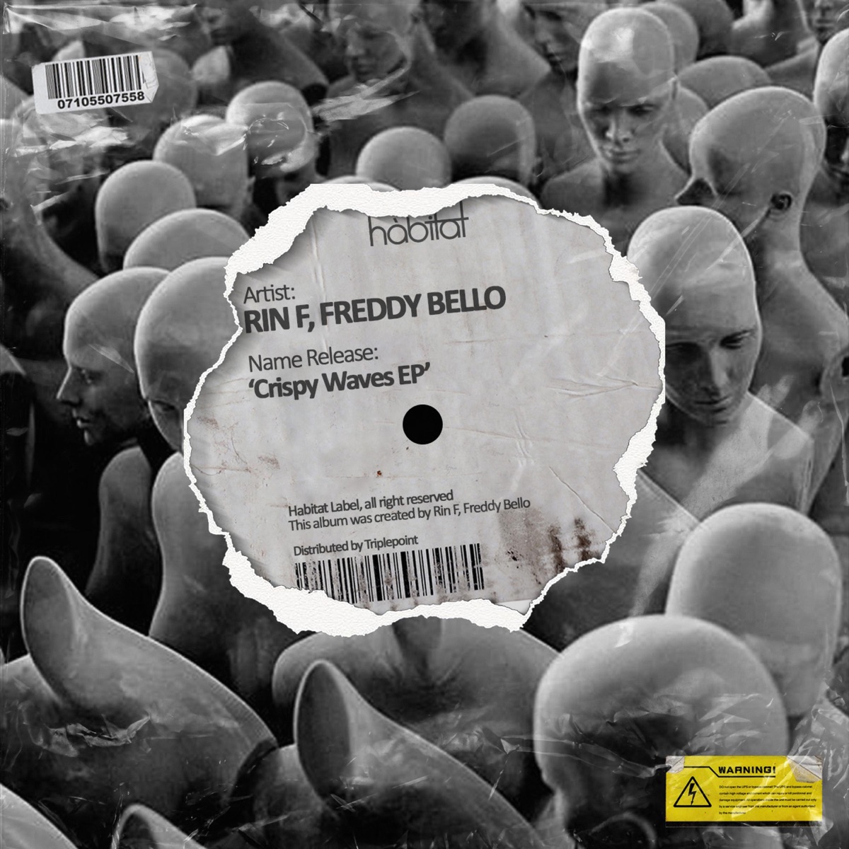 Crispy Waves EP by Rin F & Freddy Bello album cover