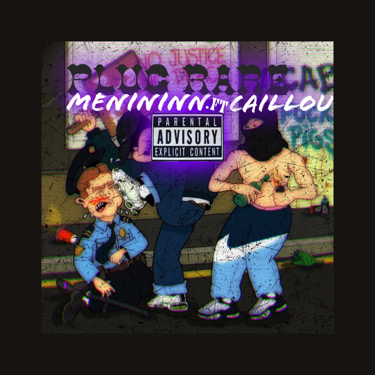 Plug Rare (feat. Caillou) - Single by Meninin album cover