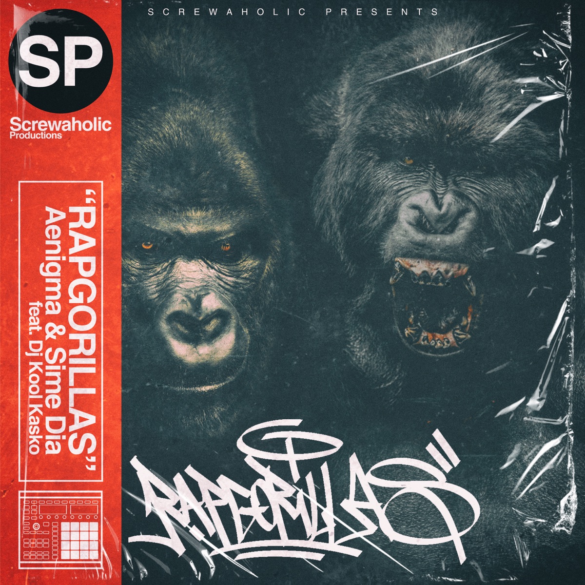 Rap Gorillas (feat. Kool Kasko) - Single by Screwaholic, Sime DIA & Aenigma album cover