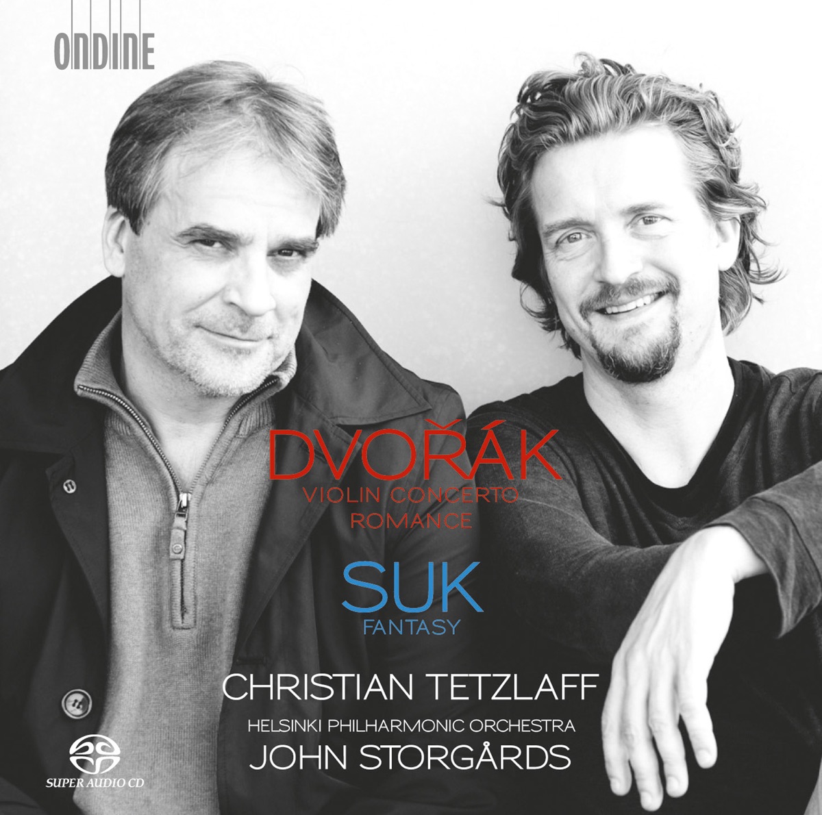Dvořák: Violin Concerto in A Minor & Romance in F Minor - Suk: Fantasy in G Minor, Op. 24 by Christian Tetzlaff, Helsinki Philharmonic Orchestra & John Storgårds album cover