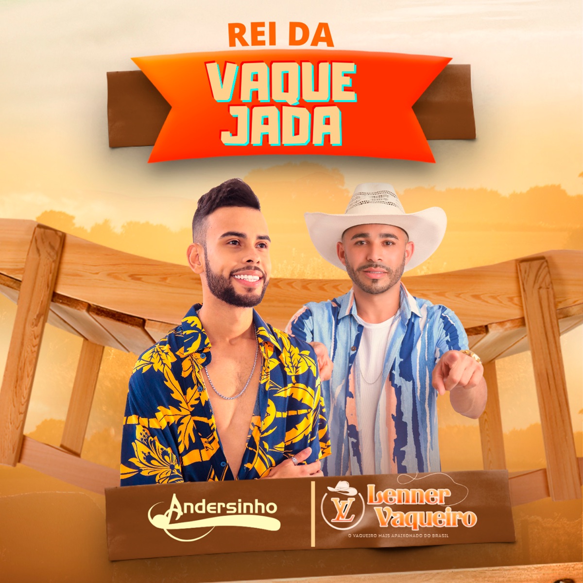Rei da Vaquejada - Single by Andersinho & Lenner Vaqueiro album cover