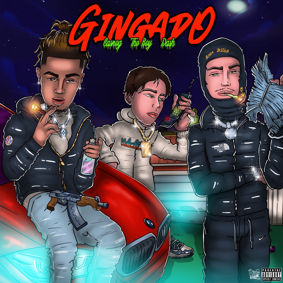 Gingado - Single by casnog, DASH011 & The Boy album cover