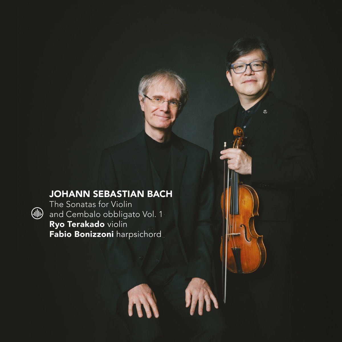 Johann Sebastian Bach: The Sonatas for Violin and Cembalo Obbligato Vol. 1 by Fabio Bonizzoni & Ryo Terakado album cover