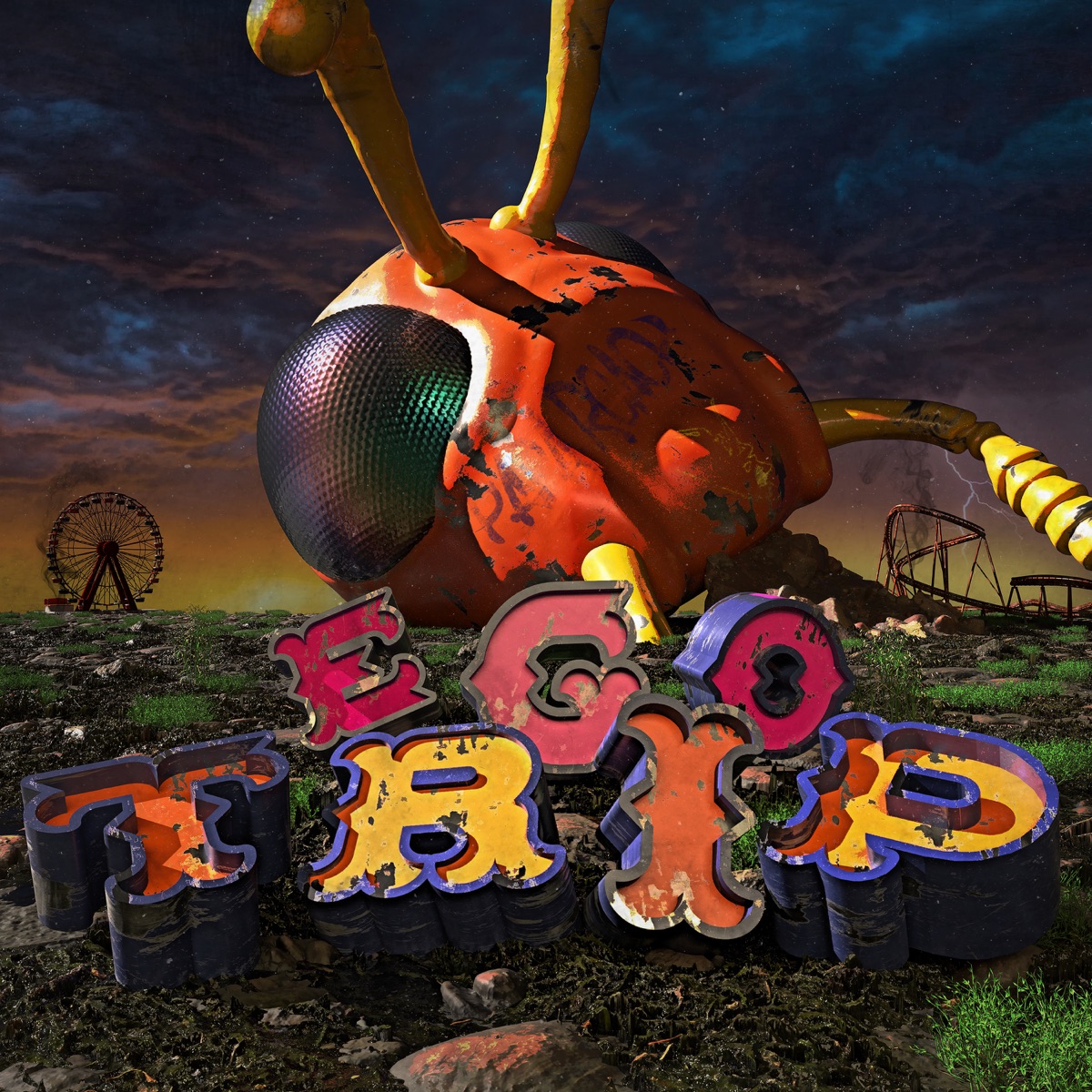 Ego Trip by Papa Roach album cover