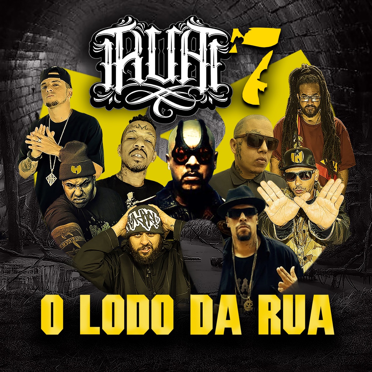 R.U.A 7 (feat. Sandrão RZO, Função RHK, Rodrigo Nonato, Melk, Daniel Shadow, Ras Tibuia, Peso Duplo & Phantom DK) [O Lodo Da Rua] - EP by Nocivo Shomon album cover