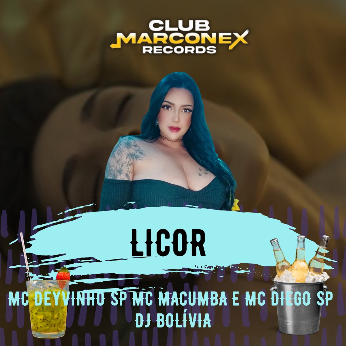 Licor (feat. MC MACUMBA) - Single by MC DEYVINHO SP, MC Diego SP & Dj Bolivia album cover