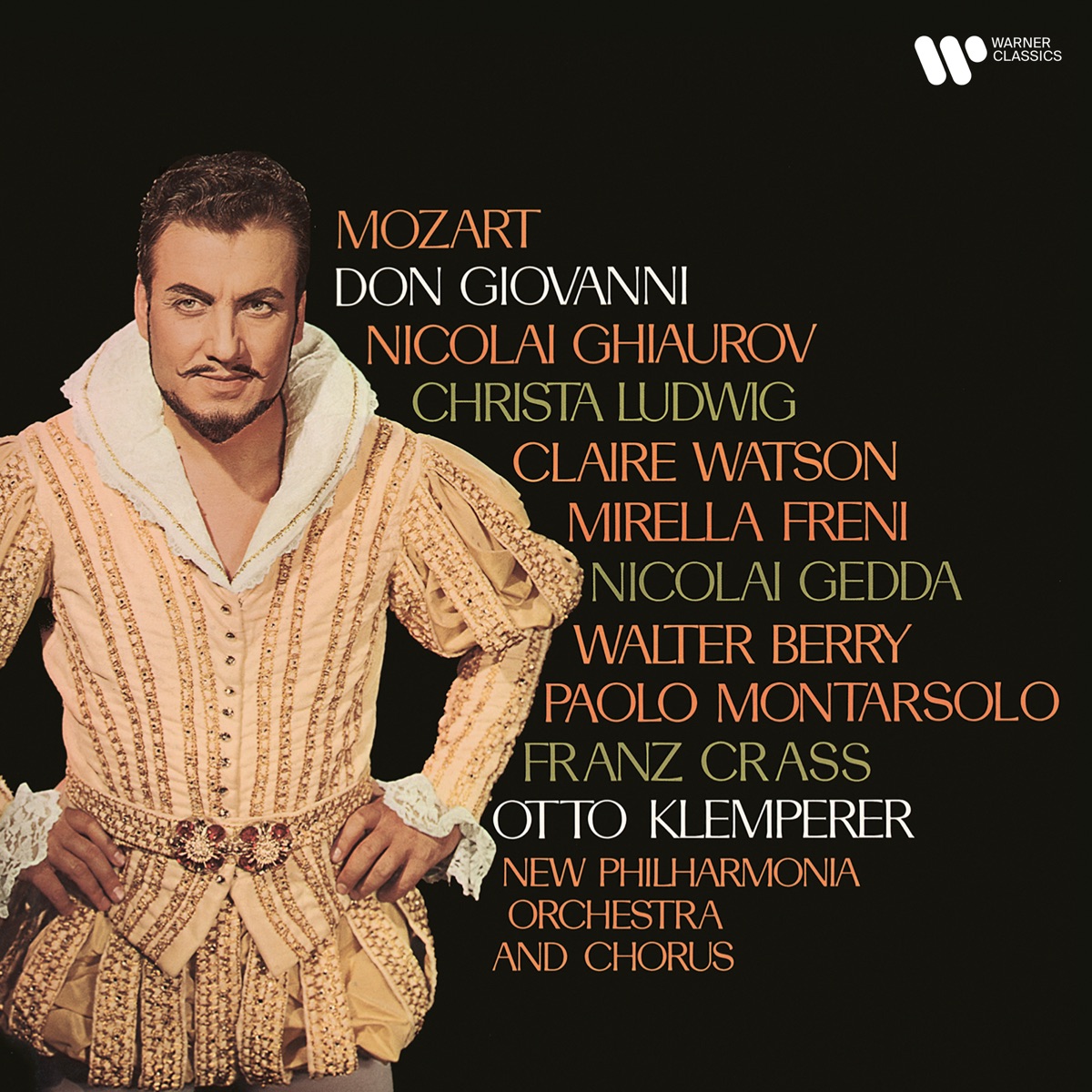 Mozart: Don Giovanni, K. 527 by Paolo Montarsolo, Franz Crass, Nicolai Ghiaurov, Walter Berry, Otto Klemperer, Christa Ludwig, Philharmonia Orchestra, Claire Watson, Mirella Freni & Nicolai Gedda album cover