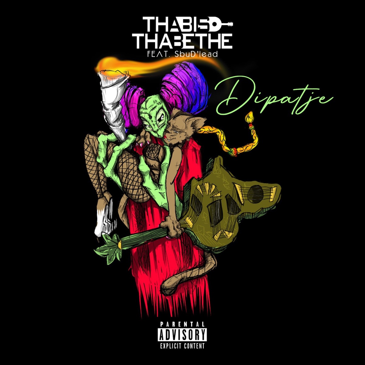 Dipatje (feat. SbuD'lead) - Single by Thabiso Thabethe album cover
