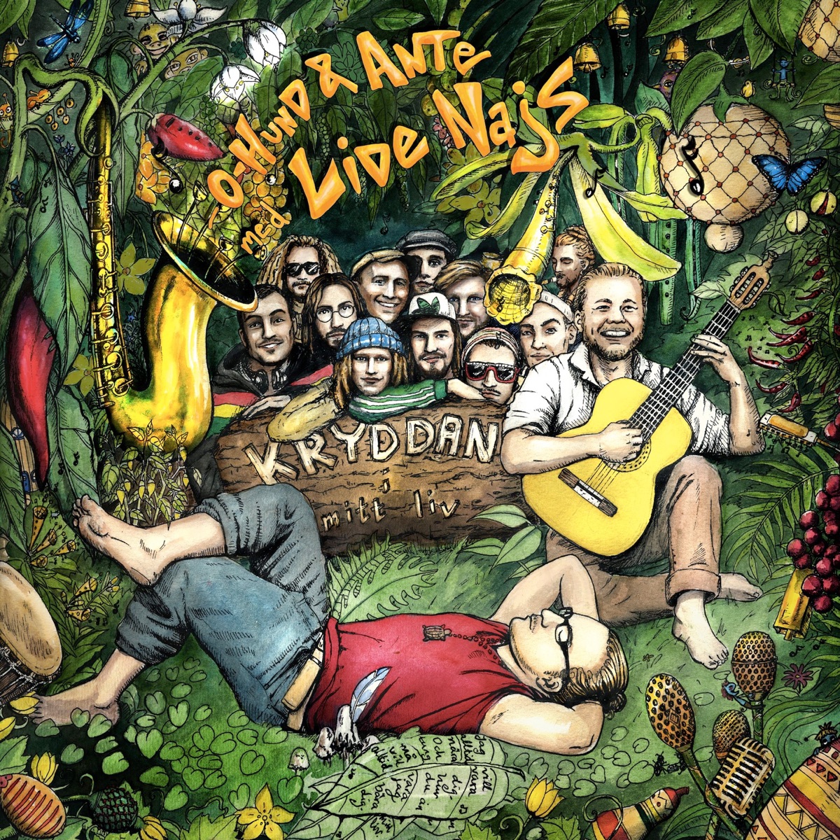 Kryddan I mitt liv by Ante, O-Hund & Lide Najs album cover