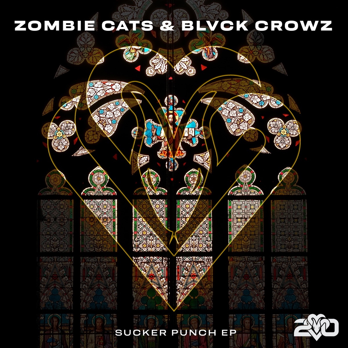 Sucker Punch EP by Zombie Cats & BLVCK CROWZ album cover
