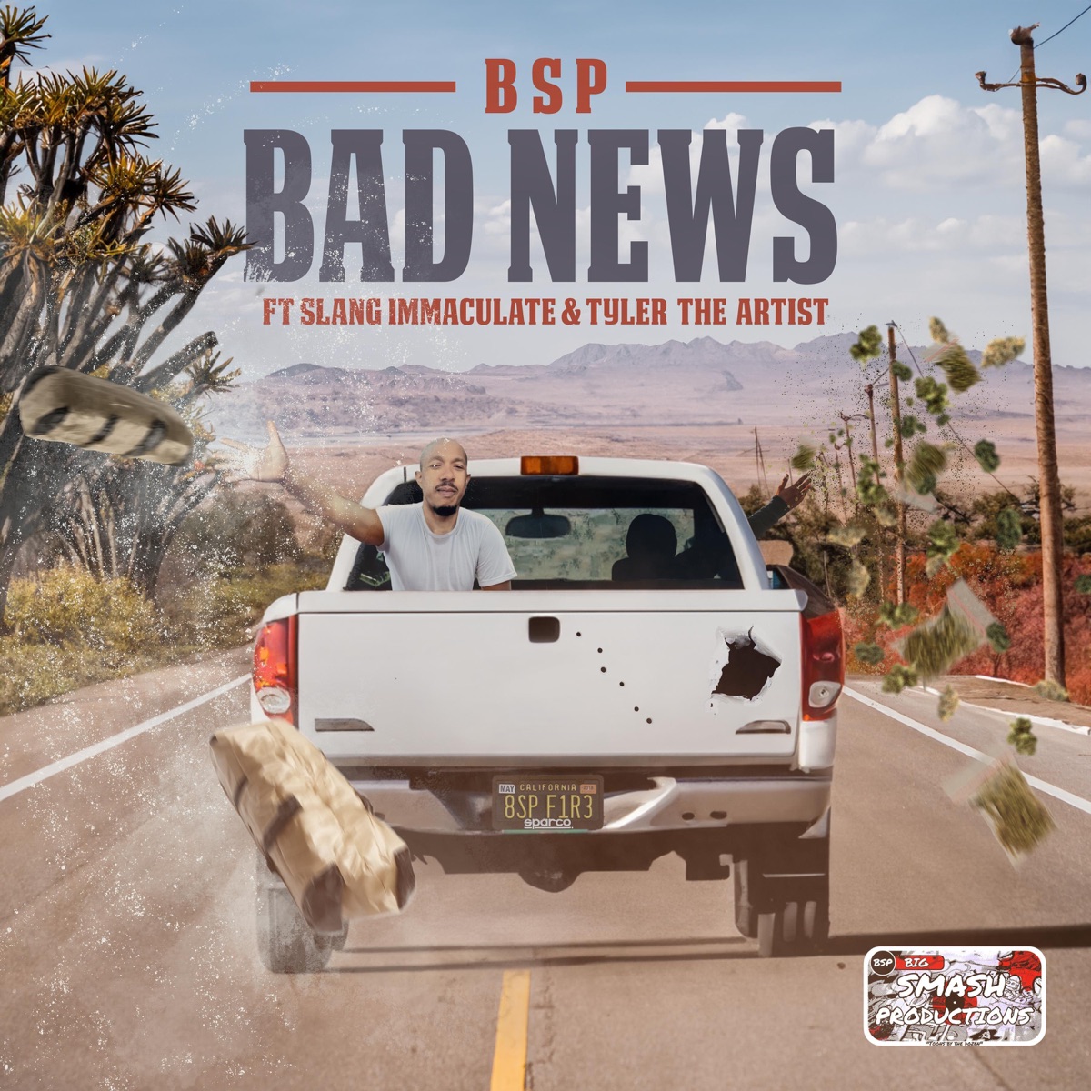 Bad News (feat. Slang Immaculate & Tyler the Artist) - Single by B S P album cover