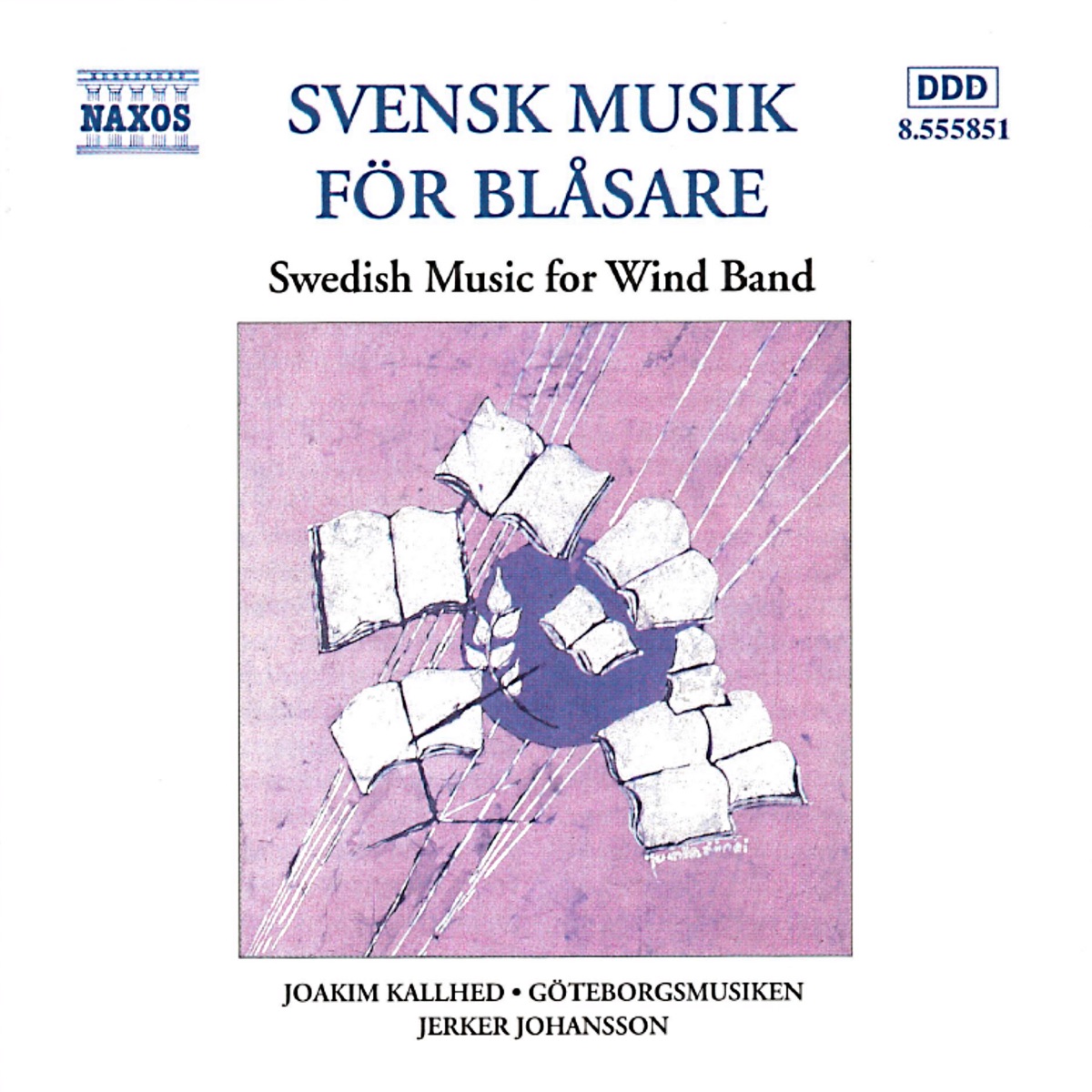 Swedish Music for Wind Band by Jerker Johansson & GöteborgsMusiken album cover