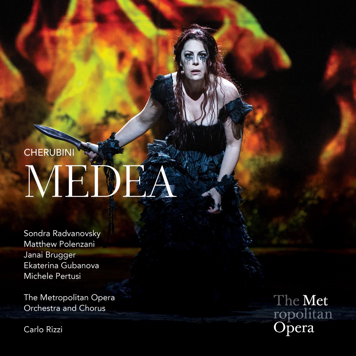 Cherubini: Medea (Recorded Live at the Met - October 22, 2022) by Sondra Radvanovsky, Matthew Polenzani, Janai Brugger, Ekaterina Gubanova, Michele Pertusi, Carlo Rizzi, The Metropolitan Opera Chorus & The Metropolitan Opera Orchestra album cover