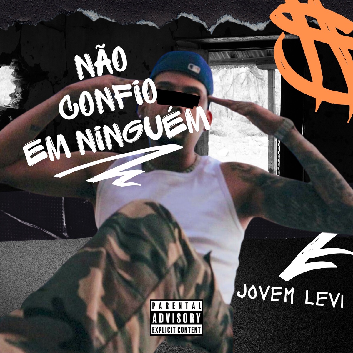 Não confio em ninguém - Single by Jovem Levi album cover