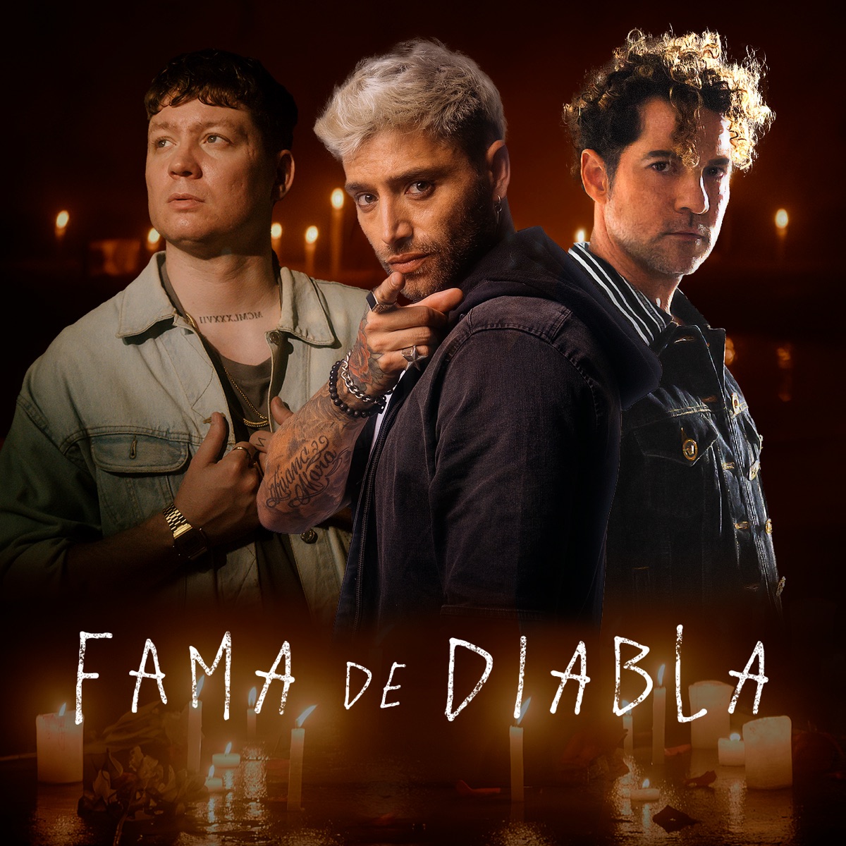 Fama de Diabla - Single by La K'onga, David Bisbal & Emanero album cover