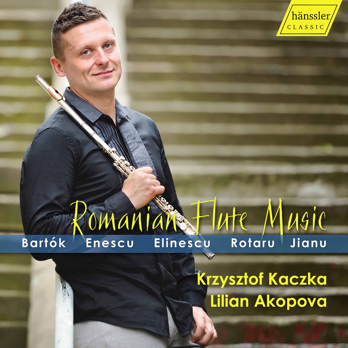 Romanian Flute Music by Krzysztof Kaczka & Lilian Akopova album cover