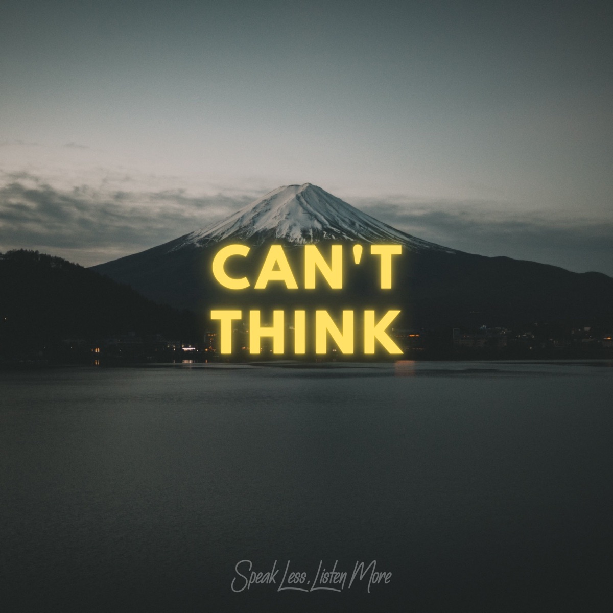 Can't Think - EP by LIAR. album cover