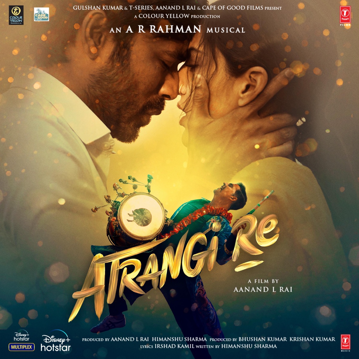 Atrangi Re (Original Motion Picture Soundtrack) by A.R. Rahman & Irshad Kamil album cover