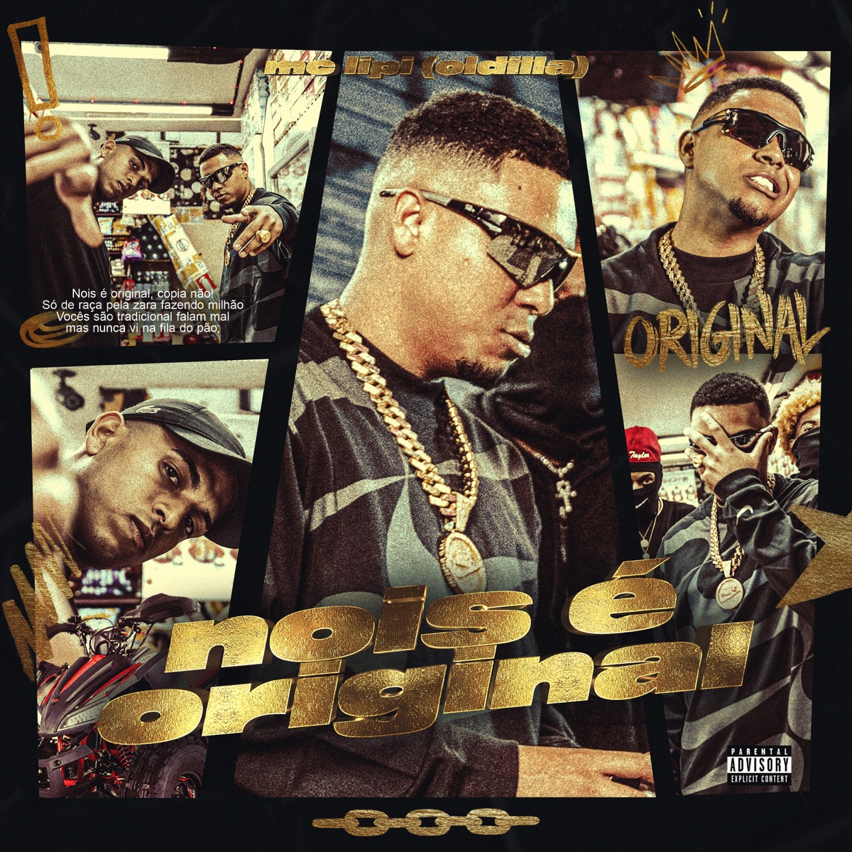 Nois É Original - Single by Mc Lipi & Oldilla album cover