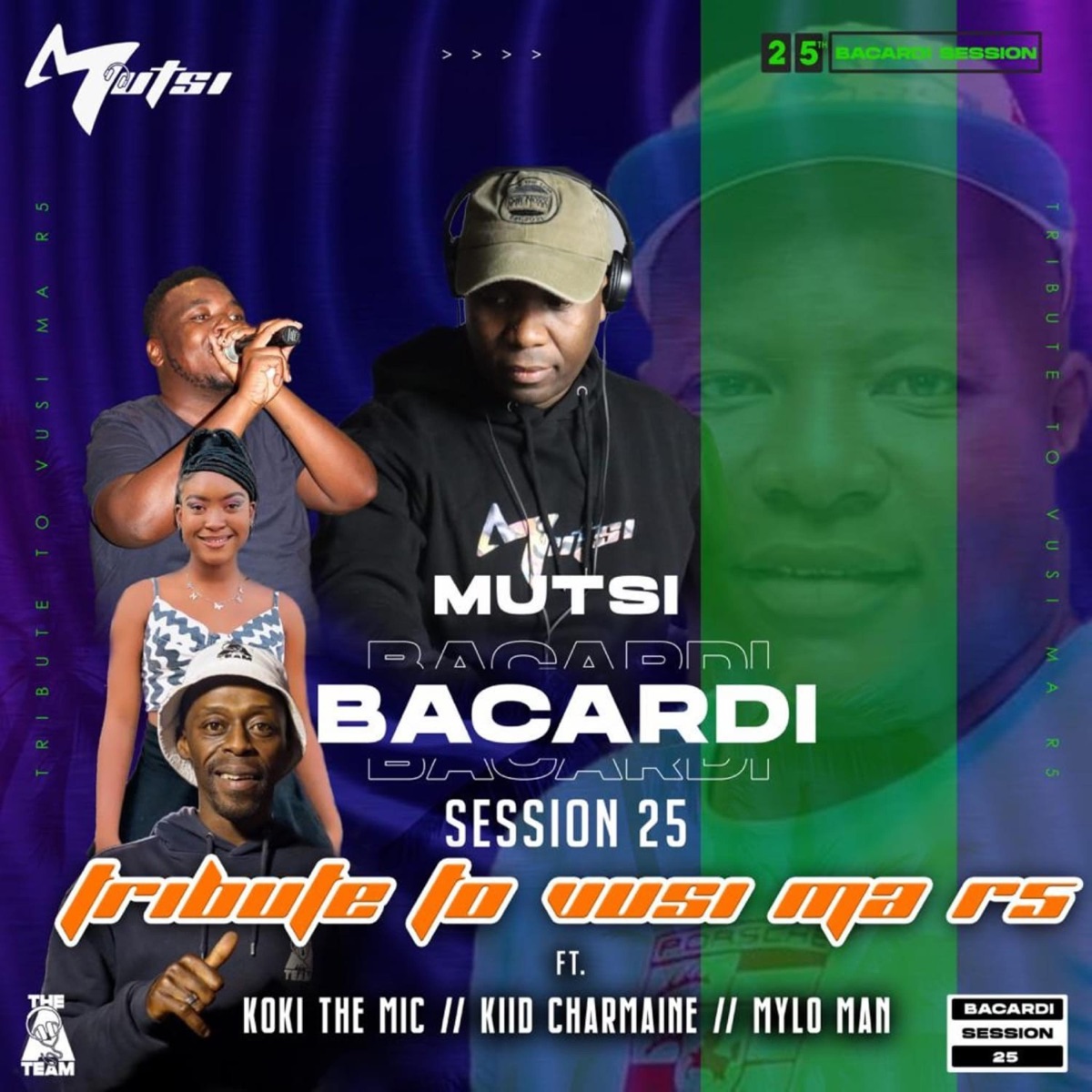 Bacardi Session 25 (feat. KokiDeMic, Kiid_Charmaine & MyloMan) by MUTSI album cover