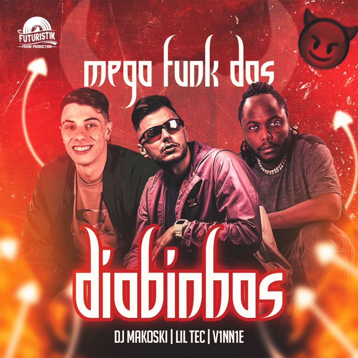 Mega Funk Das Diabinhas - Single by Dj Makoski, Lil Tec & V1NN1E album cover