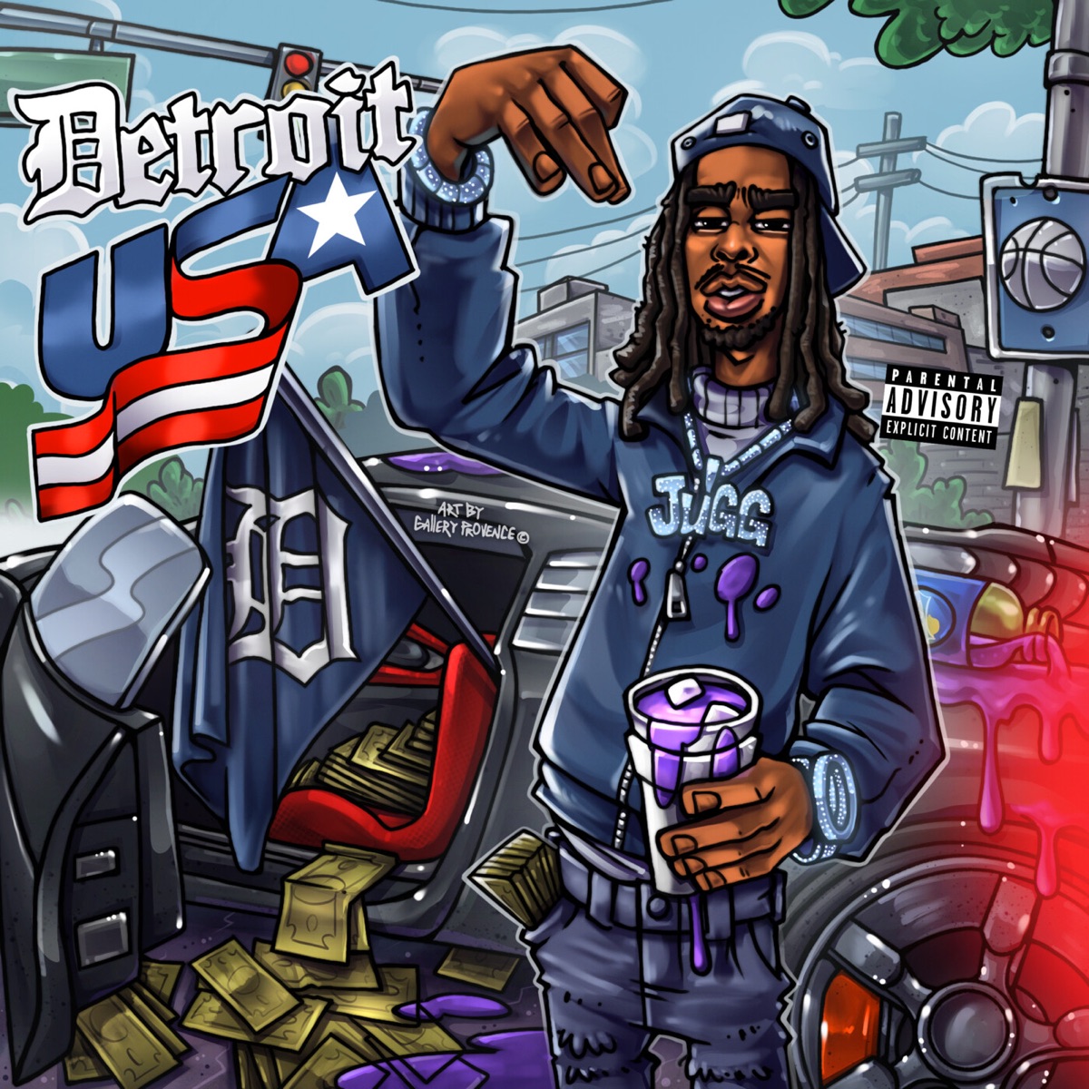 Detroit USA by Jugg Harden album cover