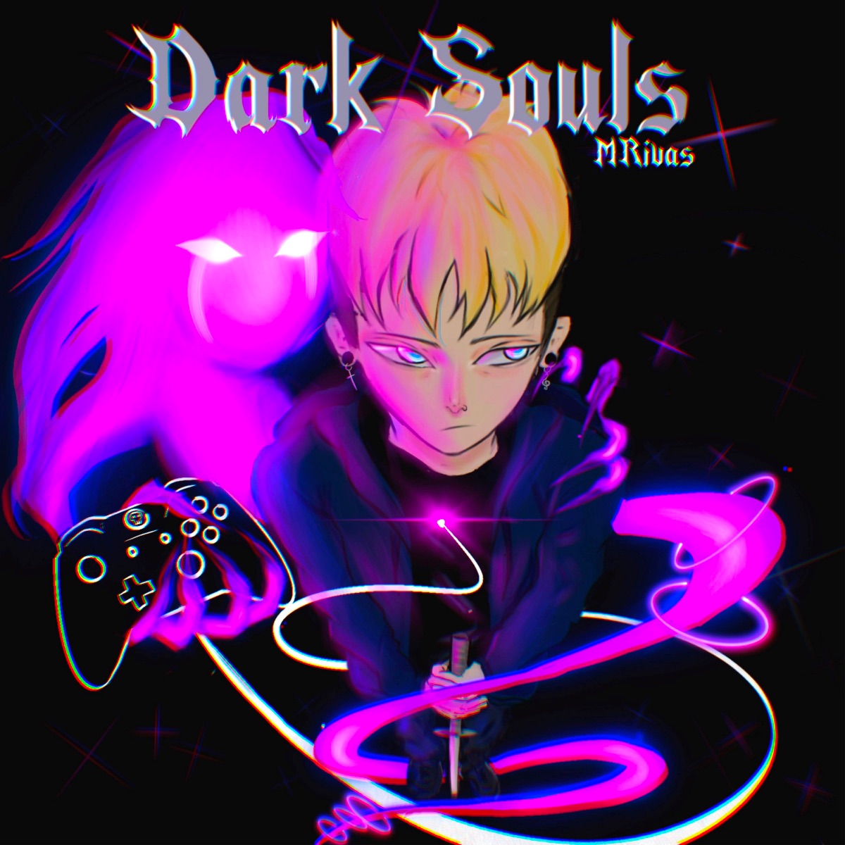 Dark Souls - Single by M.Rivas album cover