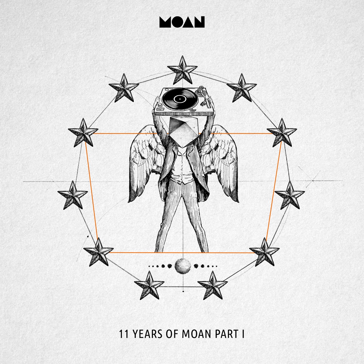 11 Years of Moan Part 1 by Artslaves, Manuel De Lorenzi, Giacomo Silvestri, Sante Sansone, Samu.l, Alvaro Medina, Vincenzo D'amico, Tapesh, Sunday Noise, DJ Bert, ATLAC, Biagio Sibilla, Seezar & Claude Tarrell album cover