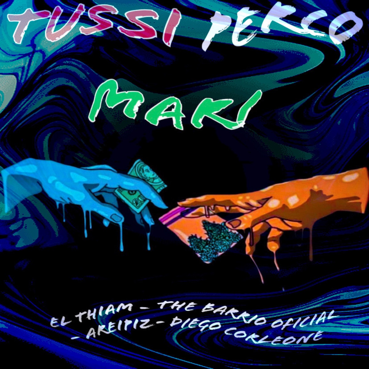 Tussi Perco Mari - Single by El thiam, The Barrio Oficial, Areipiz & Diego Corleone album cover