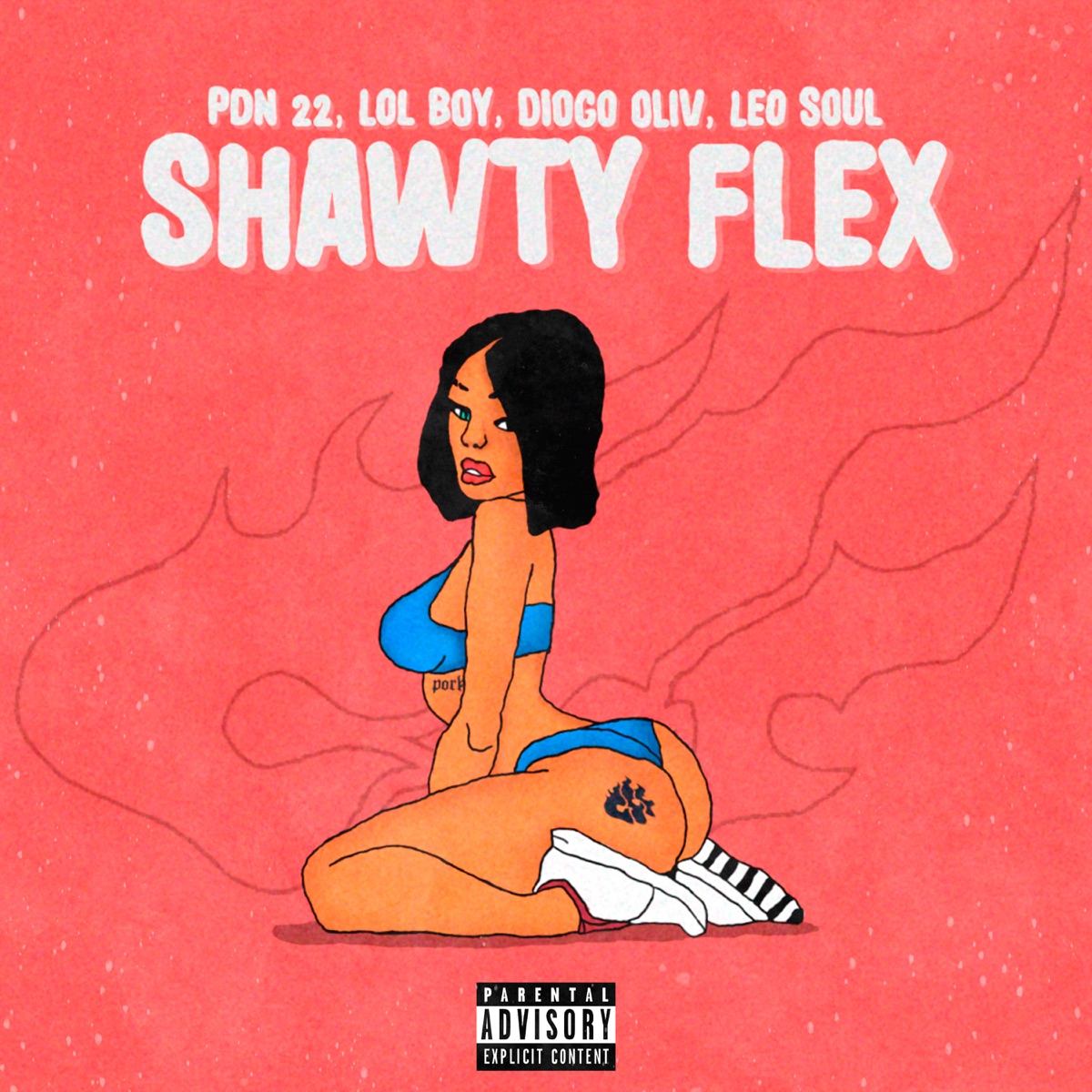 Shawty Flex - Single by Lol Boy, PDN 22, Leo Soul & Diogo Oliv album cover