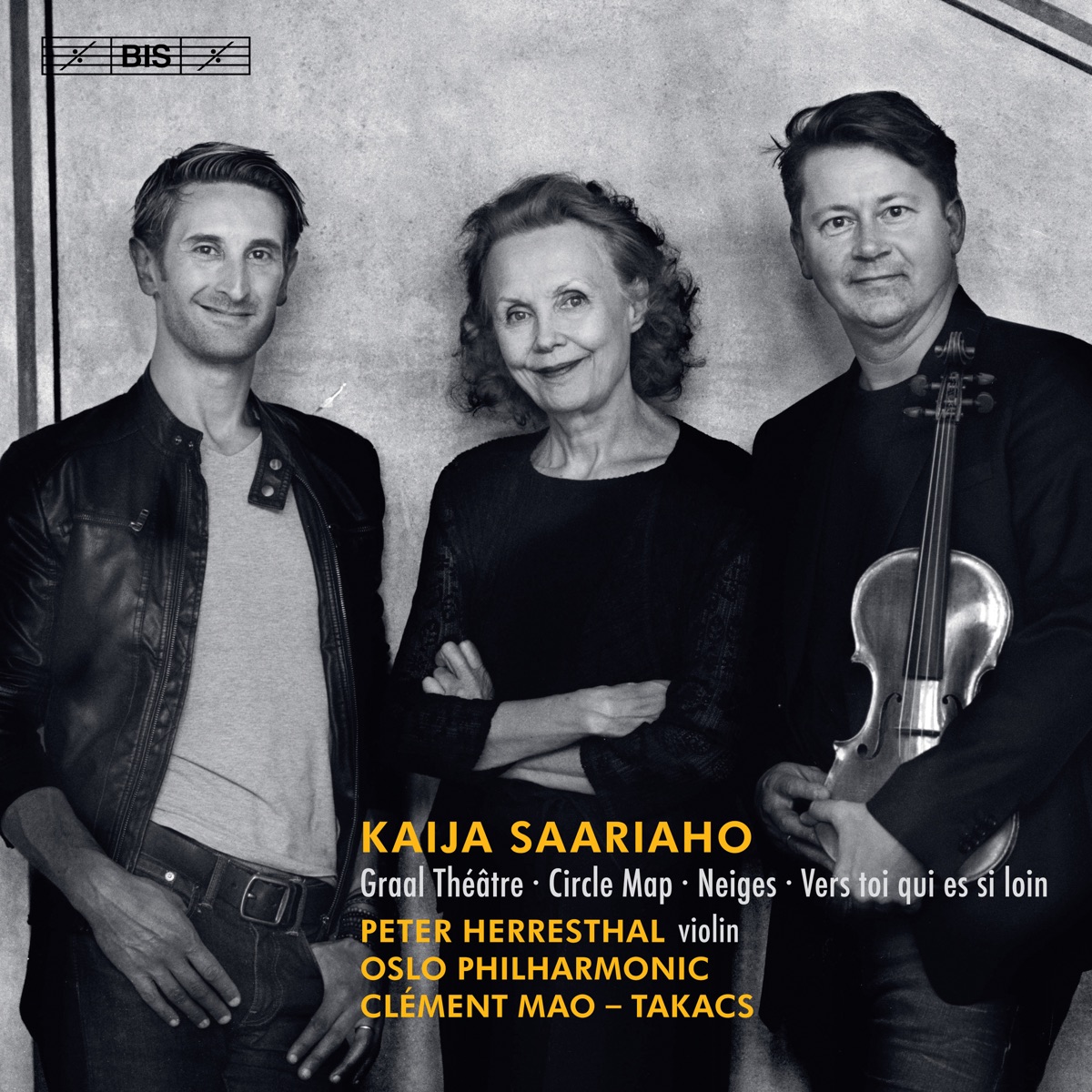 Kaija Saariaho: Circle Map, Graal théâtre, Vers toi qui es si loin & Neiges by Oslo Philharmonic, Clement Mao-Takacs & Peter Herresthal album cover