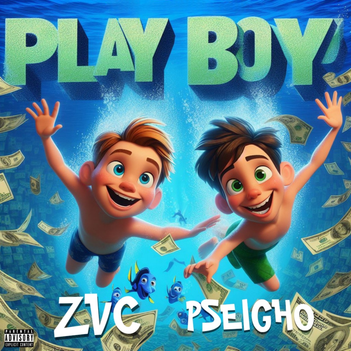 Play Boy (feat. ZVC) - Single by pseigho album cover