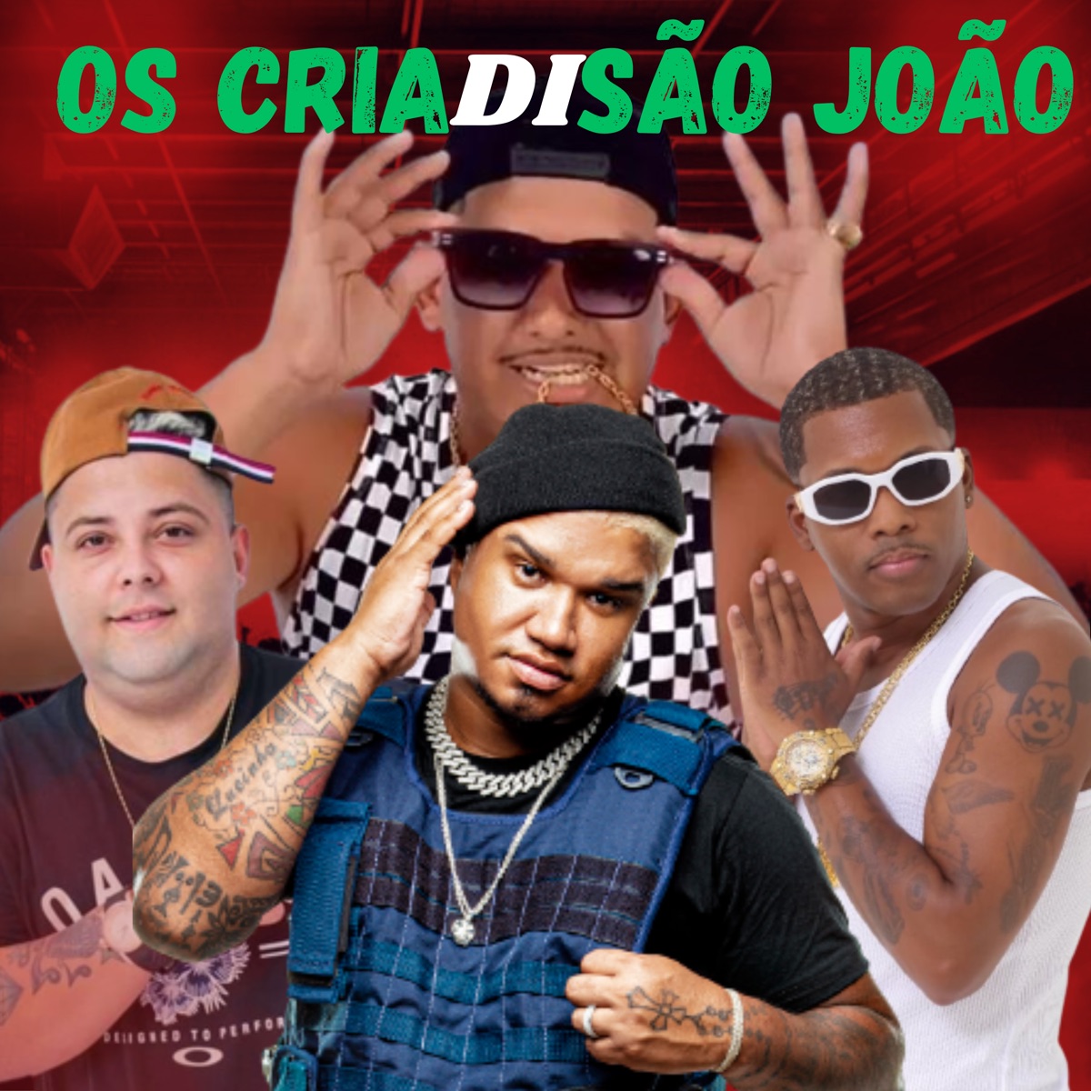 Os Cria Di São João - Single by Mc Tock, Mc Romântico, Mc 2t da baixada & mc alezin album cover