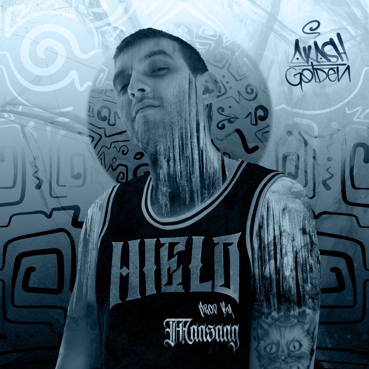 Hielo - Single by Akash Golden & Mansang album cover