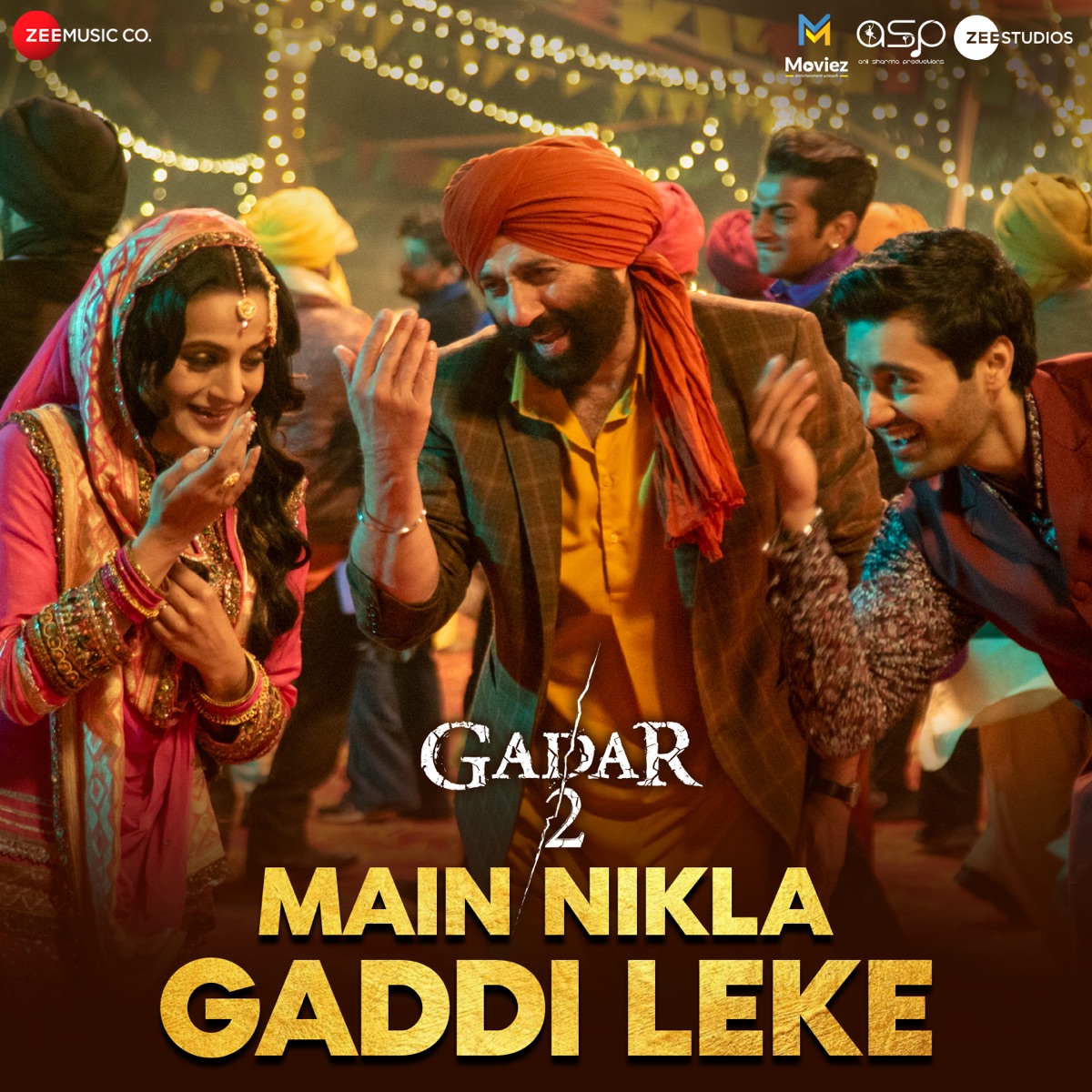 Main Nikla Gaddi Leke (From "Gadar 2") - Single by Udit Narayan, Aditya Narayan, Mithoon & Uttam Singh album cover