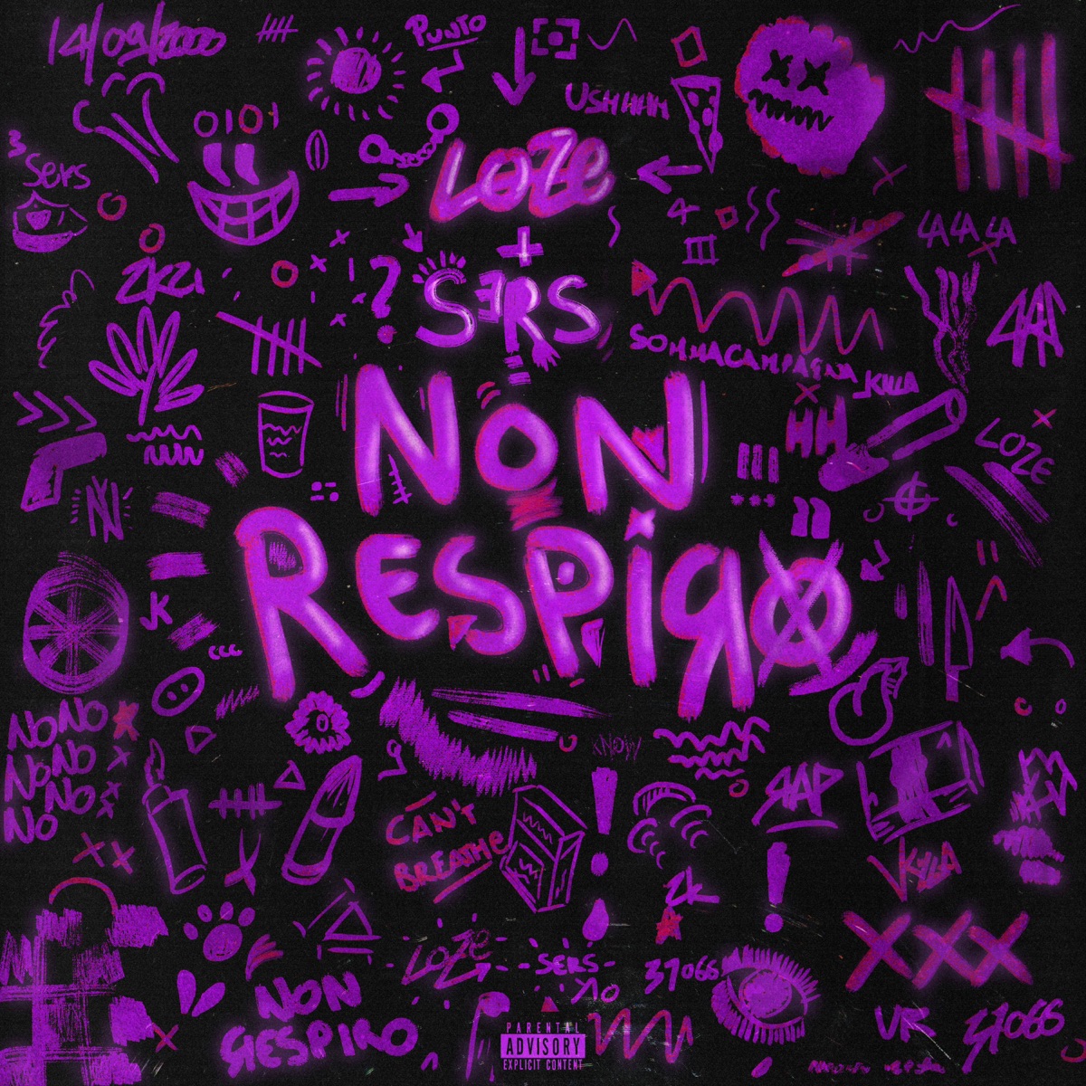 NON RESPIRO (feat. Sers) - Single by LoZe album cover