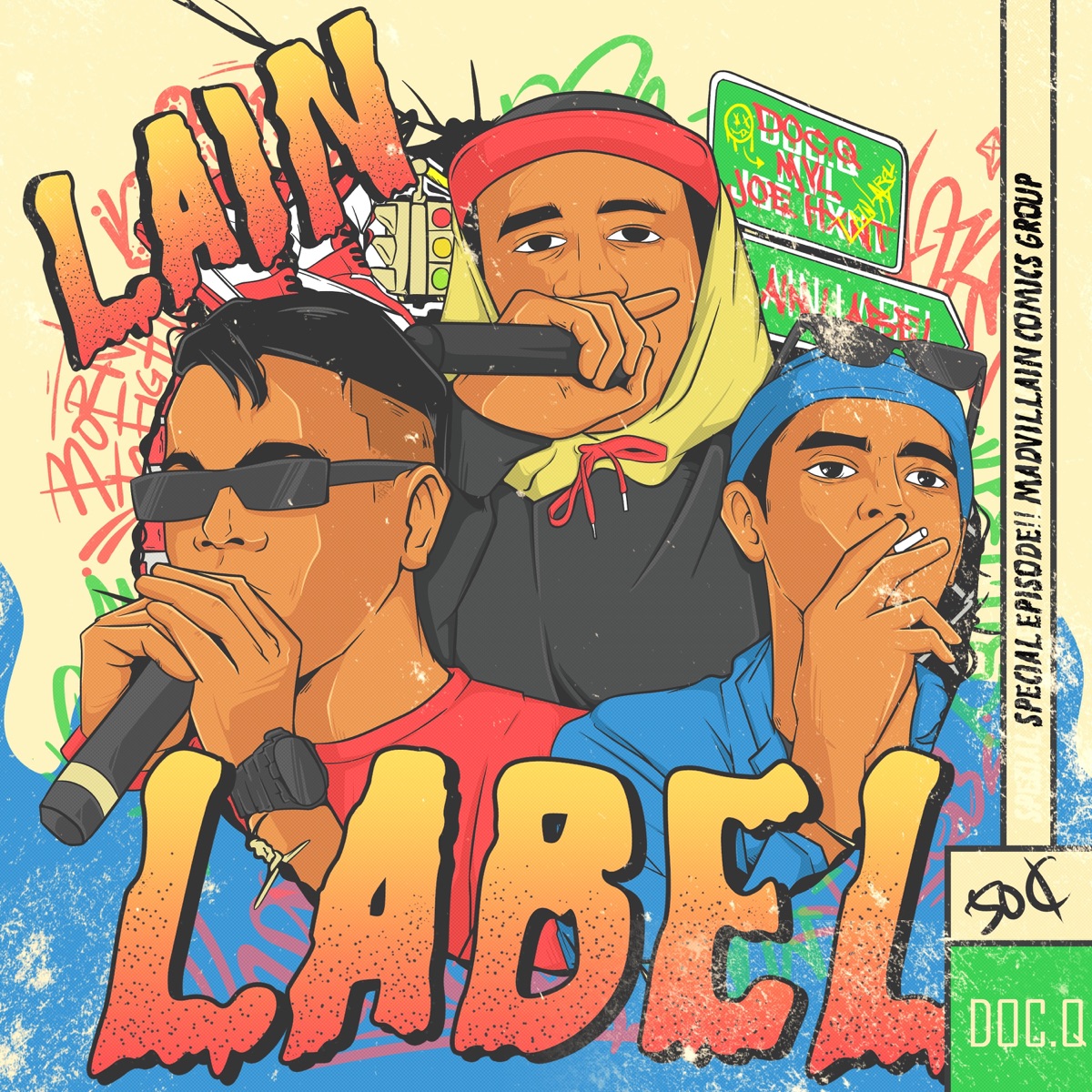 Lain Label (feat. MVL & Joe Hxnt) - Single by Doc. Q album cover