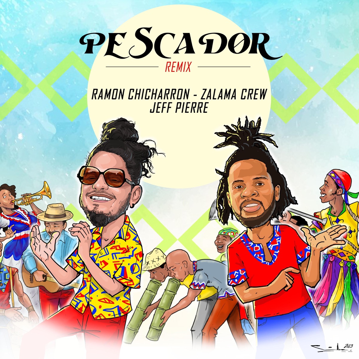 Pescador (Jeff Pierre Remix) - Single by Ramon Chicharron, Zalama Crew & Jeff Pierre album cover