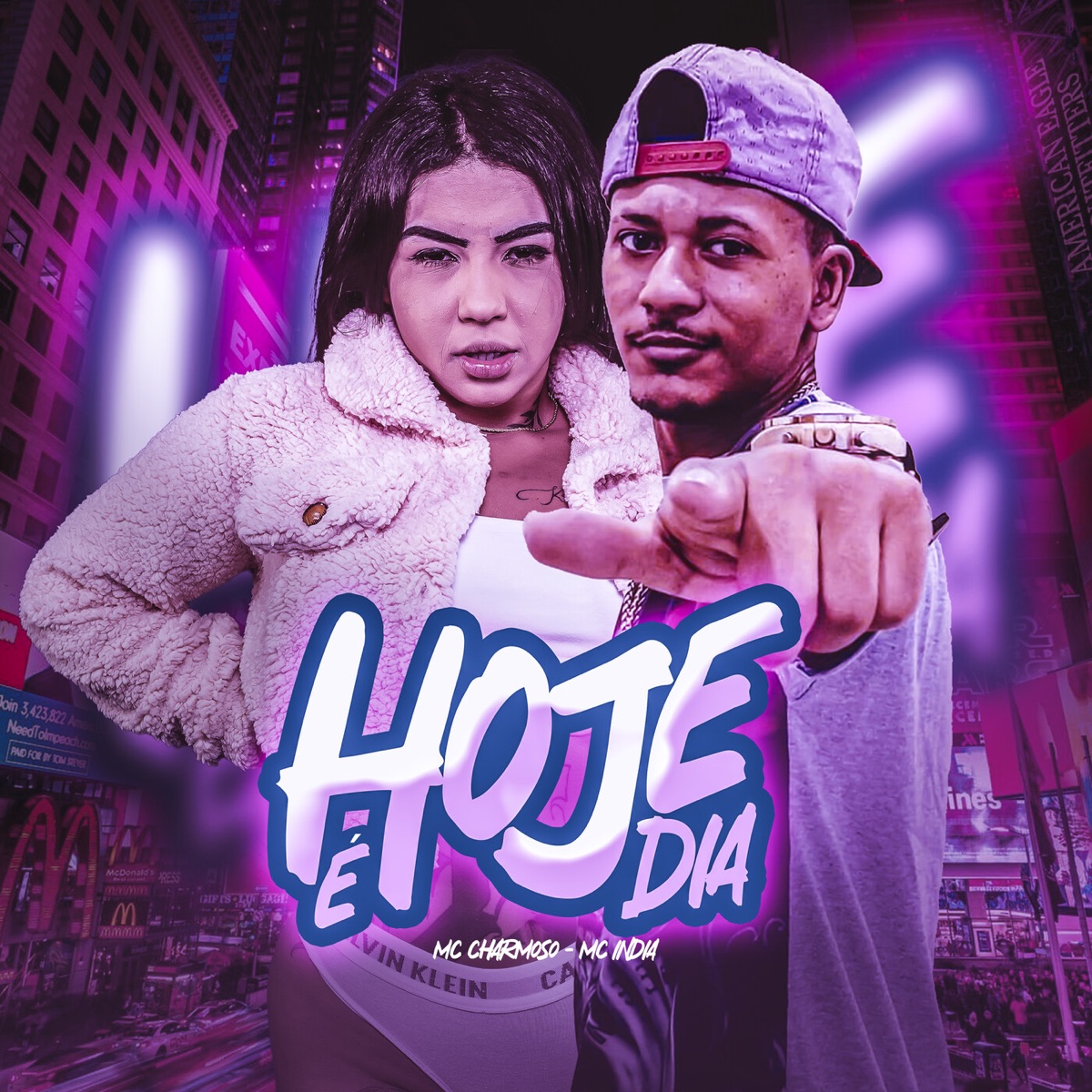 Hoje é dia - Single by MC Charmozo & Mc India album cover
